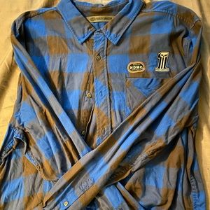 Harley Davidson button down shirt. Size 2XL.